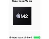 MacBook Air M2 Çip 8GB 512GB SSD macOS 13" Taşınabilir Bilgisayar Yıldız Işığı MLY23TU/AA - 6