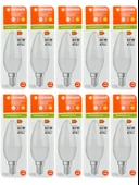 (10 Adet) Ledvance 4,9W (40W) 2700K (Sarı Işık) Dim Edilebilir E14 Duylu (İnce Duy) Led Mum Ampul thumbnail 1