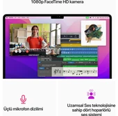 MacBook Air M2 Çip 8GB 512GB SSD macOS 13" Taşınabilir Bilgisayar Yıldız Işığı MLY23TU/AA - 8