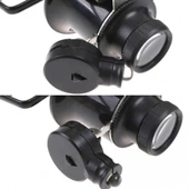 Gözlük Model Çıft Led Aydınlatma ,saat Onarımı Için Harika Büyüteç thumbnail 5