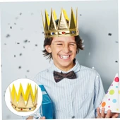 Altın Renk Eva Yumuşak Kral Kraliyet Tacı Yetişkin Çocuk Uyumlu 55 Cm thumbnail 2