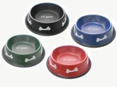 Kedi Köpek Renkli Mama Su Kabı Metal Hrb-136 17Cm - 1
