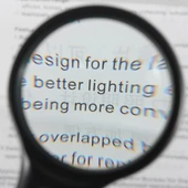 3 Led Işıklı 3x75 Mm 45x22 Mm  El Büyüteç thumbnail 5