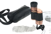 6x24  Baıgısh, Askeri Tarzi Pirinç Ve Deri Kaplamalı, Deri Çantalı Monocular Dürbün Princ - 1