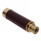 30x40 Panda Büyük Mercekli Pirinç Gövdeli Deri Çantalı Denizcilik Korsan Dürbün thumbnail 5