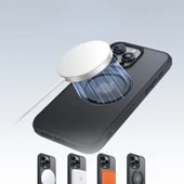 İphone 16 Pro Max Arcadia Standlı Magsafe Şarj Özellikli Anti Shock Darbeye Dayanıklı Kapak - 8
