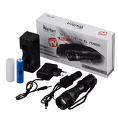 Black Wt-037-şarjlı Zoomlu Acil Durum Feneri thumbnail 1