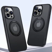 İphone 16 Pro Max Arcadia Standlı Magsafe Şarj Özellikli Anti Shock Darbeye Dayanıklı Kapak - 3