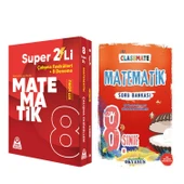 Örnek Akademi 8. Sınıf Süper İkili Matematik Seti ve Okyanus Clasmate Soru Bankası Seti 2 Kitap - 1