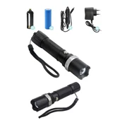 Swat Profesyonel Şarjlı El Feneri Ledli+flashlight+zoom Özellikli 6 Parça Full Set - 1