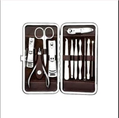 Deri Çantalı 12'li Manikür Seti - 2