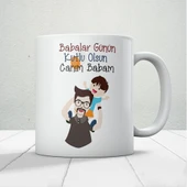 Canım Babam Baskılı Babalar Günü Kupa Bardak Kahve Kupa Bardak-7 - 1