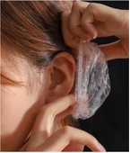 100 Adet Su Geçirmez Kulak Örtüleri Su Geçirmez Kulak Kapları Duş İçin thumbnail 3