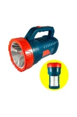 Silver Projektör 15w Led Şarjlı El Feneri Ve X2 Tüp 26smd Led Çift Yönlü - 2