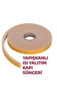 5 Adet 3 Metre Yapışkanlı Kapı Bandı Isı Yalıtım Süngeri - 2