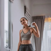 UNIDEN Mini Masaj Aleti Üçgen Modern Tasarım Masaj Tabancası AR80 Beyaz - 4