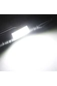 Ultra Çift Yönlü Güçlü Pilli Led El Feneri 2000 Lümen + 6w Cob Led Su Geçirmez Zoomlu 3 Modlu thumbnail 2