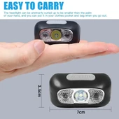 Baretta Brt61 Xpe Pearls Led Hareket Sensörlü Mini Usb Şarjlı Kafa Feneri - 3