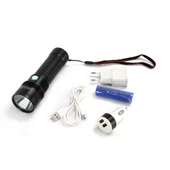 Baretta Tk92 2000 Lümen Amerikan L2 Led Profesyonel Şarjlı El Feneri thumbnail 2