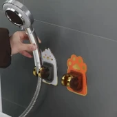 Brokoli Home Banyo Duş Başlığı Tutucu Yapışkanlı Hayvan Figürlü Hareketli Duş Başlığı Tutucu - 4