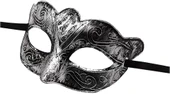 Maskeli Balo Antik Gri Gümüş Eskitilmiş Maske Balo Venedik - 3