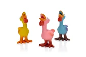 Beeztees Köpek Oyuncağı, Sesli, Horozlar, Lateks, Çeşitli Renklerde, 17x9,5x9cm - 1