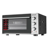 İtimat 8022 Çift Camlı 50 lt Inox Mini Fırın - 1