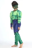 GEZEN AY Hulk Kaslı Kostüm - Hulk Kaslı Erkek Çocuk Kostümü - 2