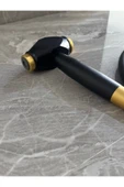 Siyah - Gold  Şattaf Taharetmatik Wc Musluk Seti - 3