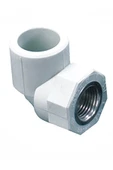 Plastik Pprc Iç Dişli Dirsek 20 Mm 1/2 (5 Adet ) - 1