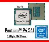 Intel® Pentium™ P4 541 3.20 Ghz 1mb Cache Lga 775p Tray Masaüstü Bilgisayar İşlemci - 1