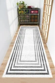 Çizgili Halı, Salon Halısı, Yıkanabilir, Kaymaz Taban, Mutfak Halısı, Yolluk, İnce Halı - 2