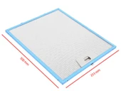 Davlumbaz Filtresi 253x300 Aspiratör Tel Filtre 2'li  Ön Kısım Tek Tırnak, Arka Kısım Tırnaksız thumbnail 2