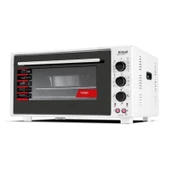 İtimat 8020 Çift Camlı Köşeli 50 lt Beyaz Midi Fırın - 1
