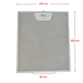 Davlumbaz Filtresi 253x300 Aspiratör Tel Filtre 2'li  Ön Kısım Tek Tırnak, Arka Kısım Tırnaksız thumbnail 3