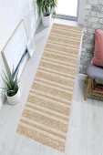Dijital Baskı Jüt Görünümlü Halı, Hasır Halı, Makinede Yıkanabilir, Salon Halısı, Yolluk - 5