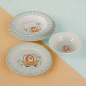 GÜRAL PORSELEN Eda 4 Parça Mama Takımı 36231 - 1