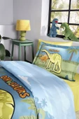 Dino Zoo Tek Kişilik Lastikli Çarşaf Nevresim Takımı - 2