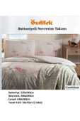 Özdilek Trendy Battaniyeli Çift Kişilik Nevresim Takımı-Candidum Krem thumbnail 2