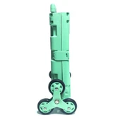 Balatlı Katlanabilir Portatif Merdiven Çıkabilen Market ve Pazar Taşıma Arabası - 6