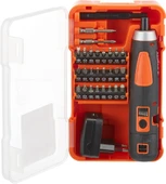 OUTLET Black Decker BD40K27-TR Akülü Tornavida 4V 27 Parça Aksesuar Seti thumbnail 4