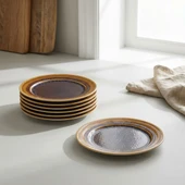 GÜRAL PORSELEN Valeron 6 Adet 27 Cm Servis Tabağı Reaktif Saura 137 thumbnail 2