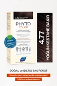 PHYTO Phytocolor 4.77  Yoğun Kestane Bakır Amonyaksız Kalıcı Bitkisel Saç Boyası - 1
