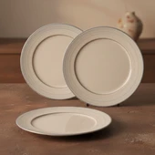 GÜRAL PORSELEN Valeron 6 Adet 27 Cm Servis Tabağı Reaktif Agate Vr 969 thumbnail 1