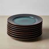 GÜRAL PORSELEN Valeron 6 Adet 27 Cm Servis Tabağı Reaktif Oasis  1131 thumbnail 4