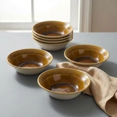 GÜRAL PORSELEN Valeron 6 Adet Çorba Kasesi Reaktif Saura Vr 137 thumbnail 2