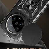 Xiaomi Mi 14 Ultra Kılıf Magnetik Standlı Kamera Korumalı Sürgülü Vega Kapak thumbnail 3