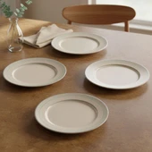 GÜRAL PORSELEN Valeron 6 Adet 20 Cm Pasta Tabağı Reaktif Agate  969 thumbnail 1