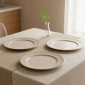 GÜRAL PORSELEN Valeron 6 Adet 27 Cm Servis Tabağı Reaktif Agate Vr 969 thumbnail 2