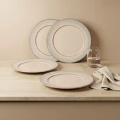 GÜRAL PORSELEN Valeron 6 Adet 20 Cm Pasta Tabağı Reaktif Agate  969 thumbnail 4